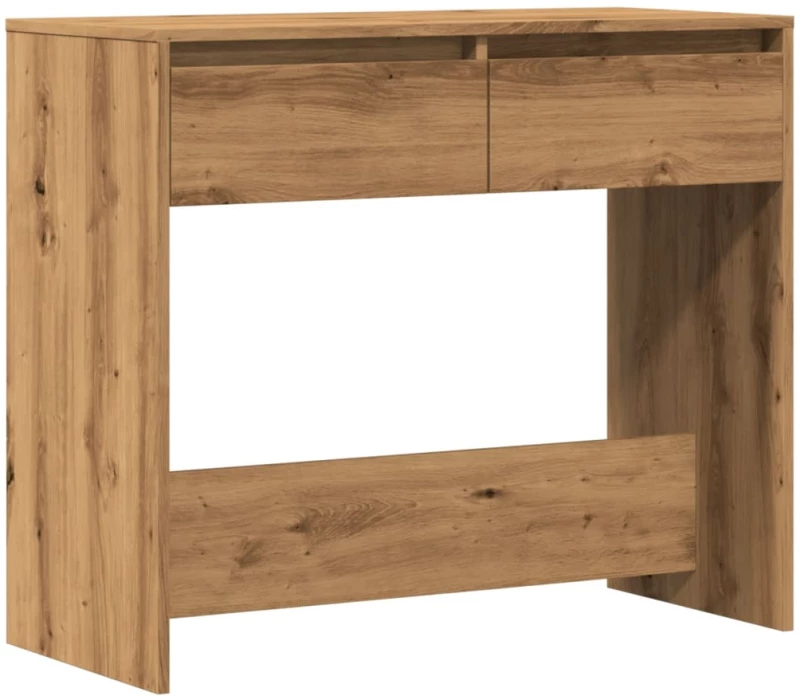 vidaXL Τραπέζι Κονσόλα Αρτισιανή Δρυς 89x41x76,5 εκ Επεξεργασμένο Ξύλο