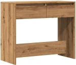 vidaXL Τραπέζι Κονσόλα Αρτισιανή Δρυς 89x41x76,5 εκ Επεξεργασμένο Ξύλο