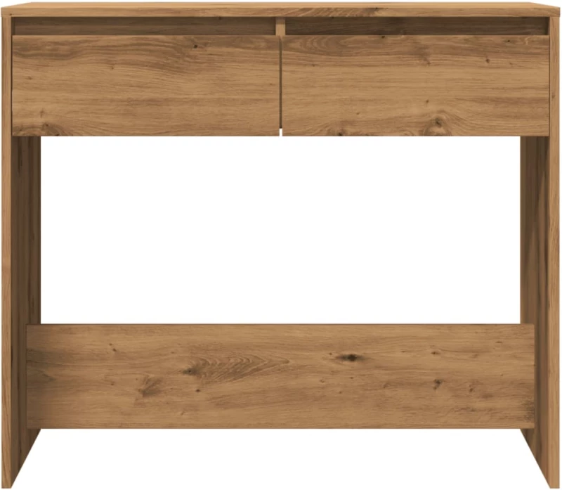 vidaXL Τραπέζι Κονσόλα Αρτισιανή Δρυς 89x41x76,5 εκ Επεξεργασμένο Ξύλο
