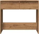 vidaXL Τραπέζι Κονσόλα Αρτισιανή Δρυς 89x41x76,5 εκ Επεξεργασμένο Ξύλο