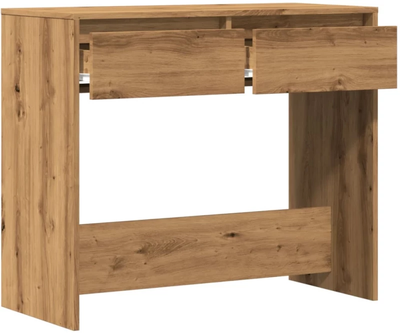 vidaXL Τραπέζι Κονσόλα Αρτισιανή Δρυς 89x41x76,5 εκ Επεξεργασμένο Ξύλο