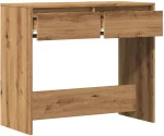 vidaXL Τραπέζι Κονσόλα Αρτισιανή Δρυς 89x41x76,5 εκ Επεξεργασμένο Ξύλο