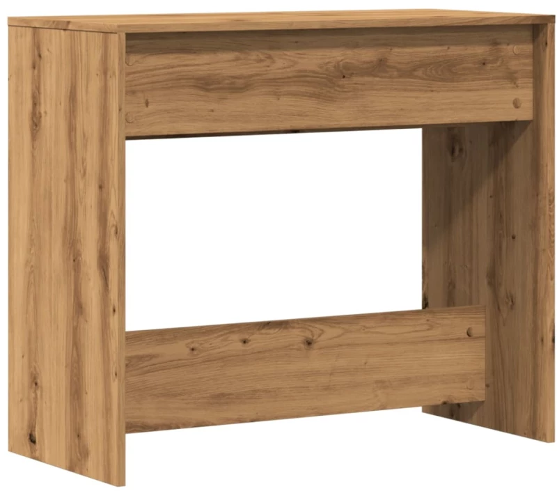 vidaXL Τραπέζι Κονσόλα Αρτισιανή Δρυς 89x41x76,5 εκ Επεξεργασμένο Ξύλο