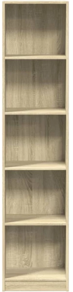 vidaXL Βιβλιοθήκη Sonoma Δρυς 40x24x176 εκ. από Επεξεργασμένο Ξύλο