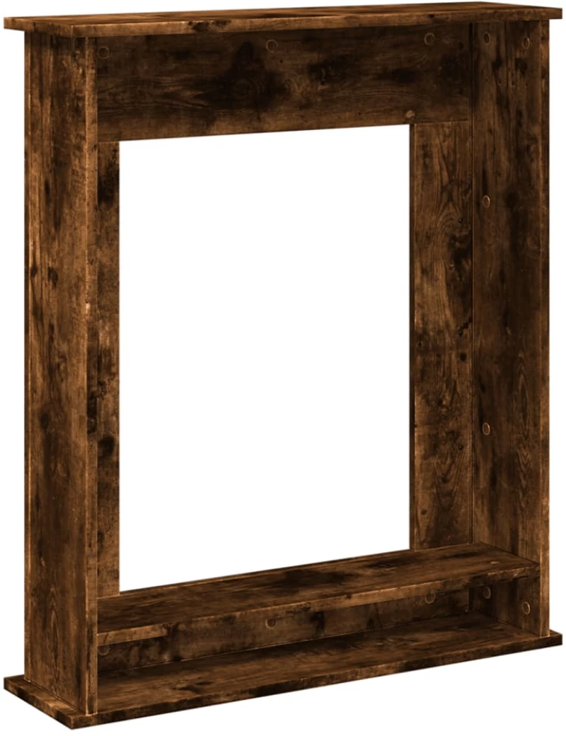 vidaXL Πλαίσιο Τζακιού Καπνιστή Δρυς 75x20x87,5 εκ. από Επεξ. Ξύλο