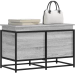 vidaXL Κουτί Αποθήκευσης με Γκρι Sonoma 80x40x51,5 εκ. Επεξ. Ξύλο