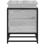 vidaXL Κουτί Αποθήκευσης με Γκρι Sonoma 80x40x51,5 εκ. Επεξ. Ξύλο