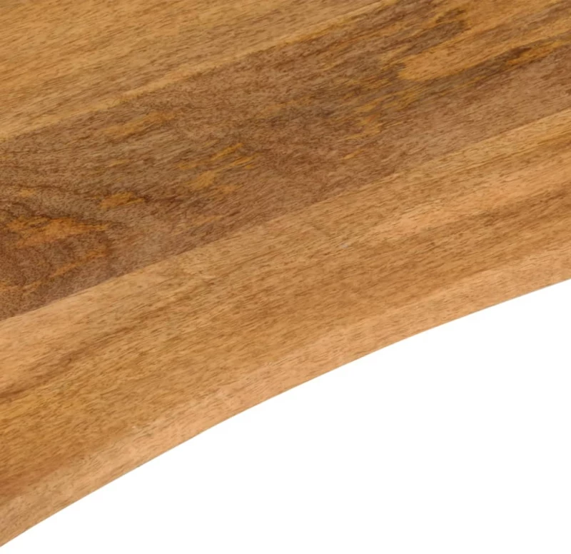 vidaXL Επιφάνεια Γραφείου Καμπύλη 100x60x2,5εκ Μασίφ Ακατ. Μάνγκο