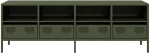 vidaXL Έπιπλο Τηλεόρασης Λαδί 135x39x43,5 εκ. Ατσάλι Ψυχρής Έλασης