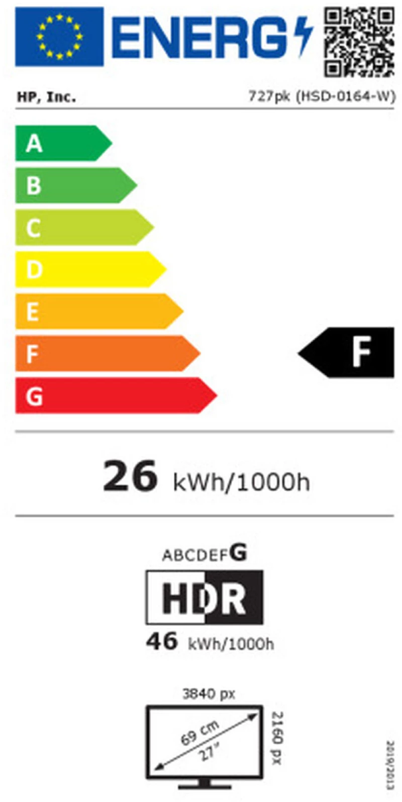 Οθόνη Gaming HP 8J9G2AA#ABB 27"
