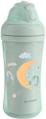 Kikka Boo PP Κύπελλο Με Καλαμάκι Σιλικόνης 220ml Moony me Mint 31302030080