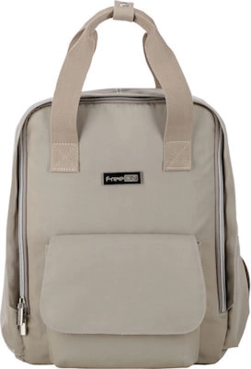 FreeOn Τσάντα Αλλαξιέρα Αδιάβροχη Πλάτης Style Beige 82054