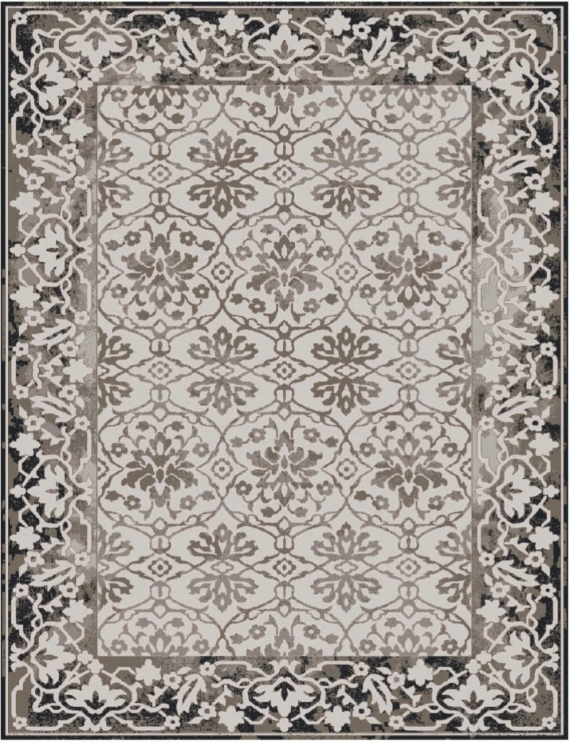 ΧΑΛΙ MUSE 2060/U SILVER BLACK - Klonaras Home Fashion 133cmx190cm
