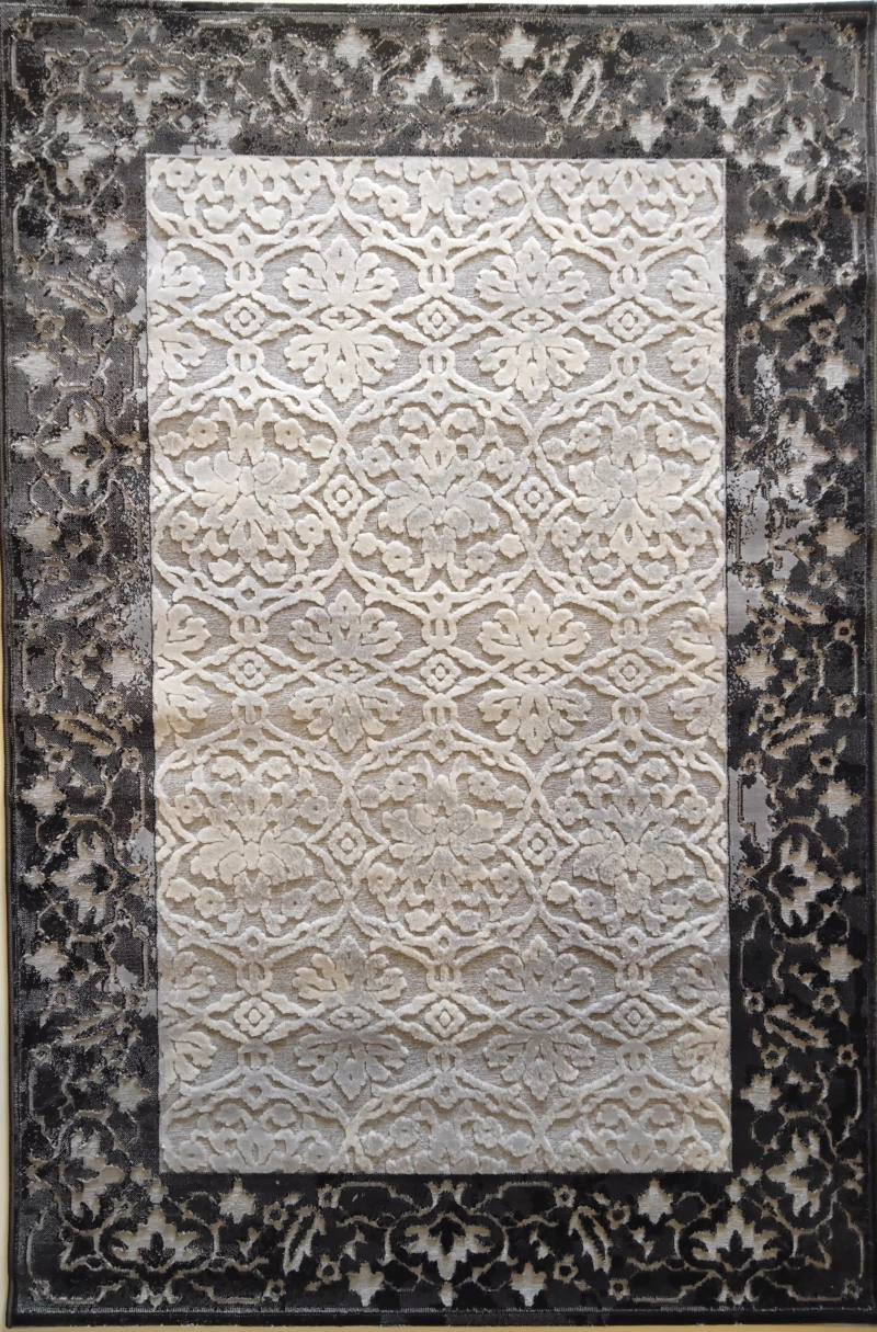 ΧΑΛΙ MUSE 2060/U SILVER BLACK - Klonaras Home Fashion 133cmx190cm
