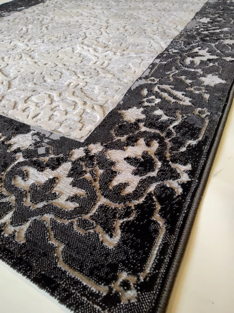 ΧΑΛΙ MUSE 2060/U SILVER BLACK - Klonaras Home Fashion 133cmx190cm