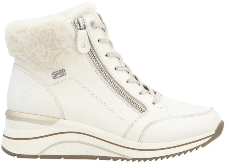 Remonte D0T77-80 Ανατομικό Μποτάκι Sneaker Λευκό