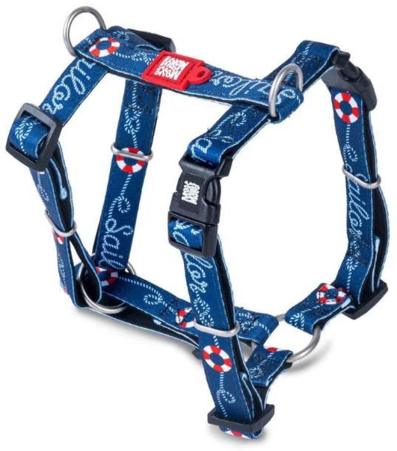 Max And Molly Eπιστήθιο H-Harness – Sailor XSmall 24x39cm