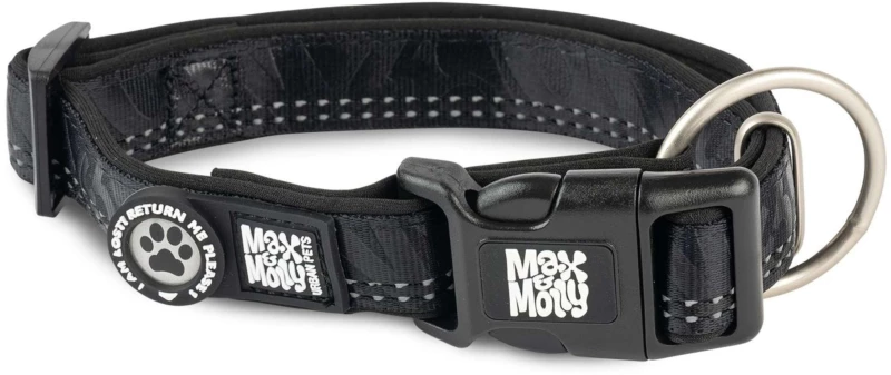 Max And Molly Smart ID Περιλαίμιο – Matrix Black Small 2cm x 28-45cm