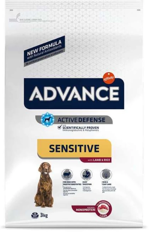 Advance Dog Sensitive Adult Medium/Maxi Lamb & Rice 3kg