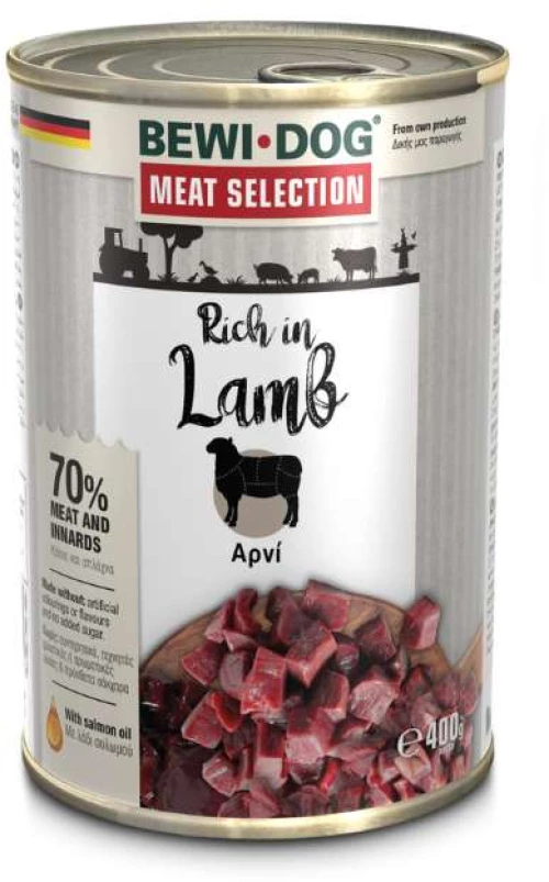 Bewi Dog Meat Selection Lamb 400gr