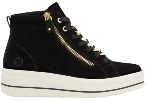 Remonte D1C70-02 Ανατομικό Μποτάκι Sneaker Μαύρο