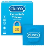 Durex Extra Safe Προφυλακτικά Λεπτά με Λιπαντικό 3τμχ