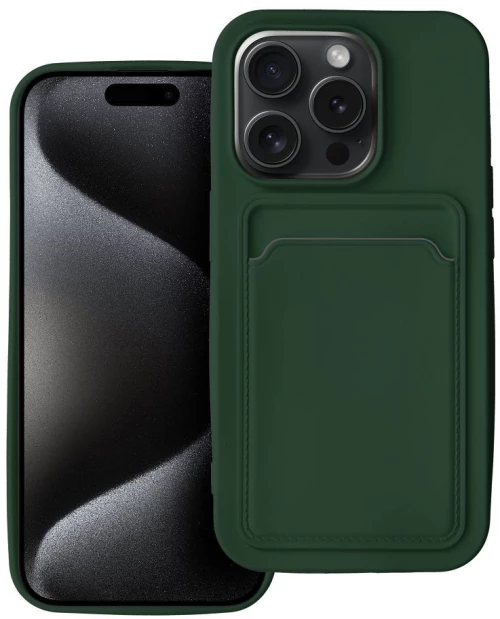 case CARD for IPHONE 15 Pro green