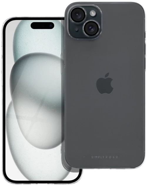 Roar Pure Simple Fit Case - for iPhone 15 Plus Clear