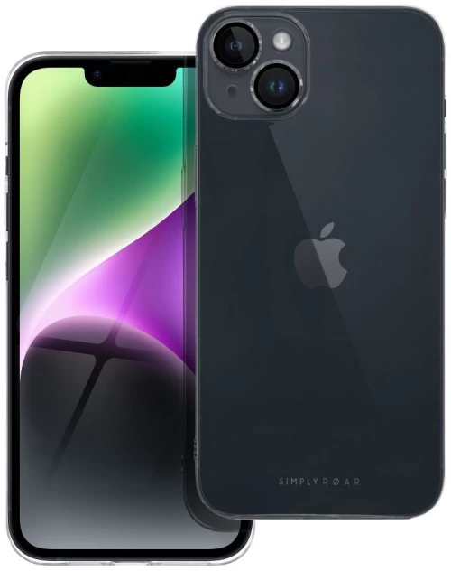 Roar Pure Simple Fit Case - for iPhone 14 Plus Clear