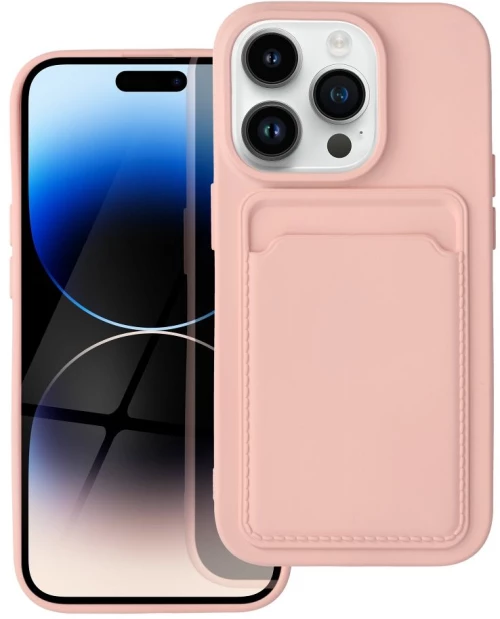 CARD case for IPHONE 14 Pro pink