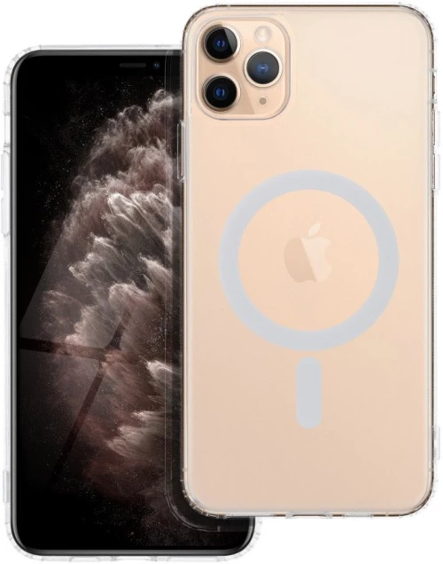 FROST MAG COVER case with camera protection compatible with MagSafe for IPHONE 11 Pro Max transparent
