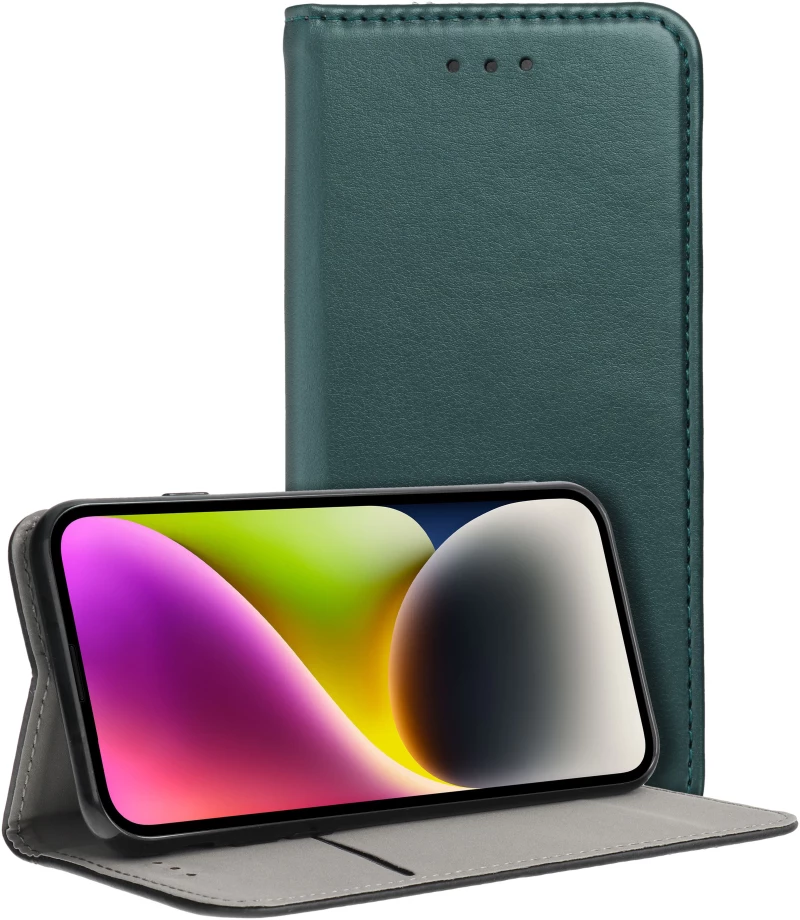 SMART MAGNETO Book case for XIAOMI Redmi Note 12 Pro 5G dark green