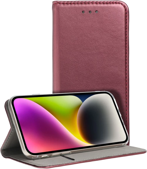 SMART MAGNETO Book case for SAMSUNG A15 5G burgundy