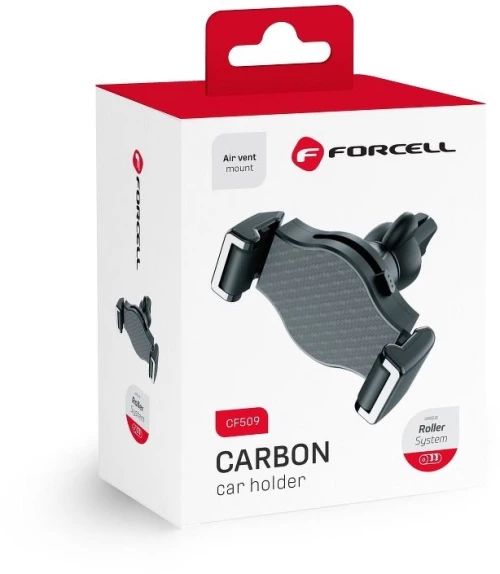 FORCELL car holder for smartphone CARBON H-CF509 to air vent