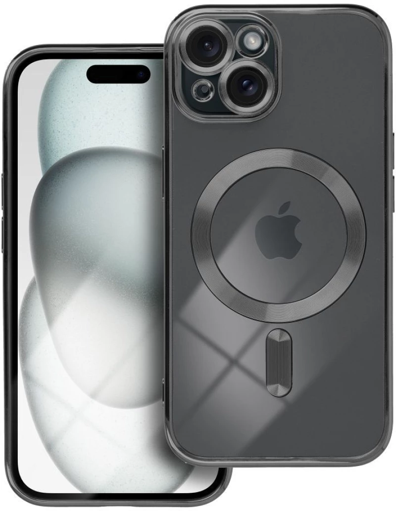 ELECTRO MAG COVER case compatible with MagSafe for IPHONE 15 black