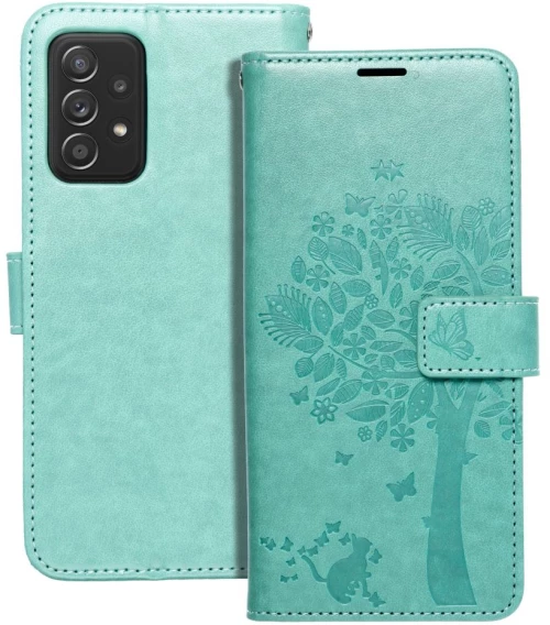 MEZZO Book case for SAMSUNG A52 5G / A52 LTE ( 4G ) / A52s 5G tree green