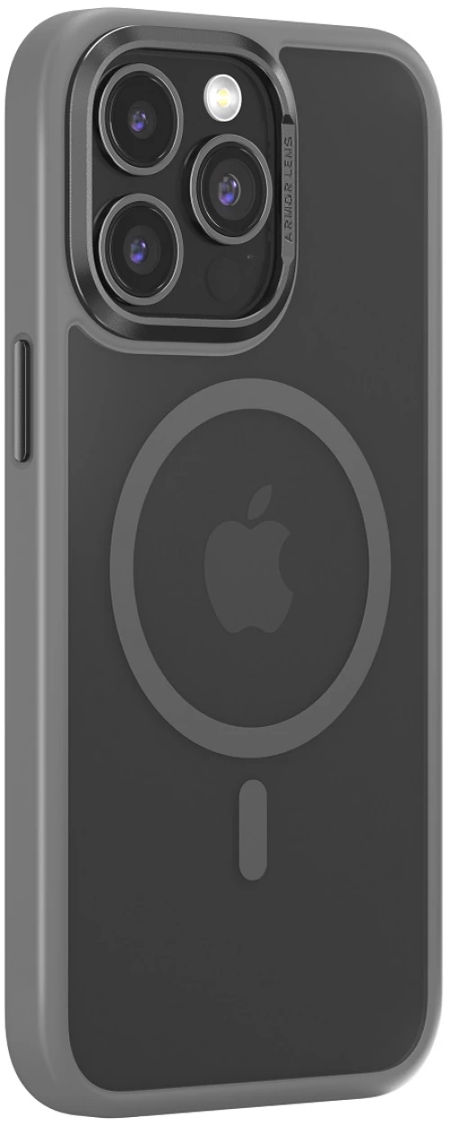 Comma case Joy Elegant Mag for iPhone 15 gray