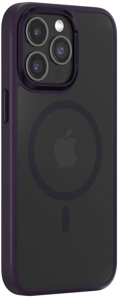 Comma case Joy Elegant Mag for iPhone 15 Pro Max deep purple