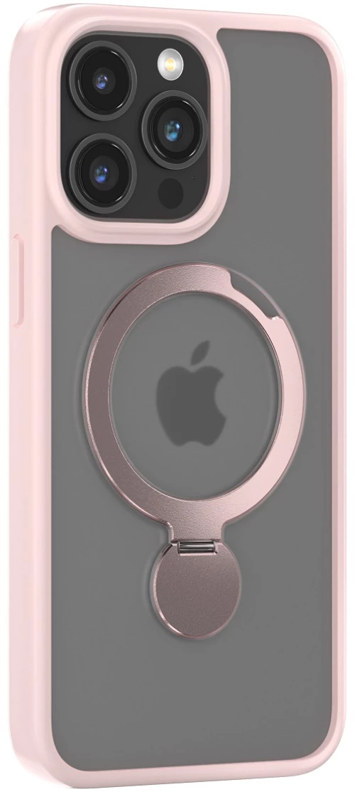 Comma case Joy Shark Mag for iPhone 15 pink