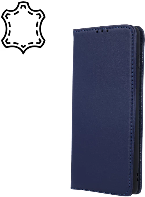 Genuine Leather Smart Pro for Samsung Galaxy A25 5G (global) navy blue