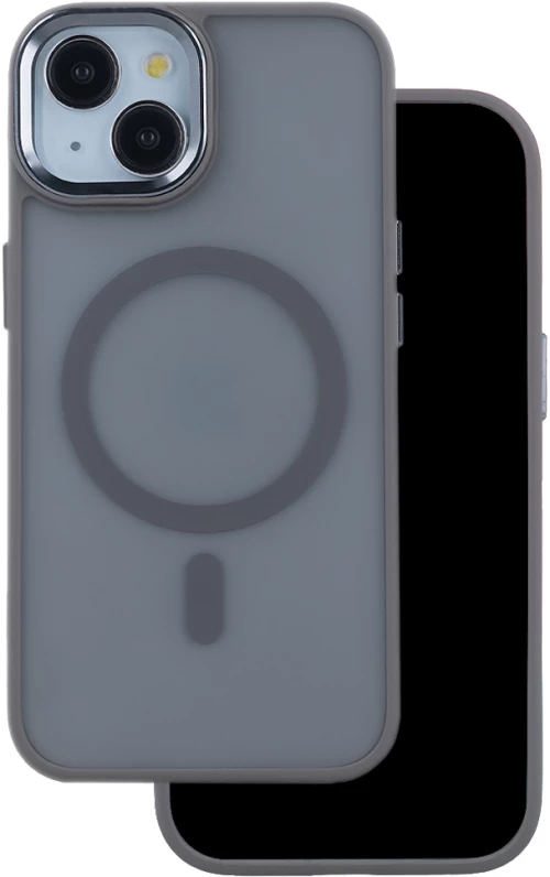 Frozen Mag case for iPhone 14 6,1" grey