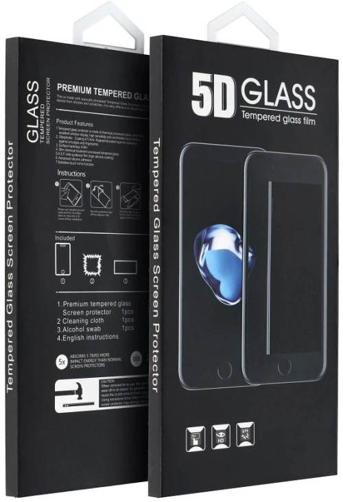 5D Full Glue Tempered Glass - for iPhone 15 Pro (Privacy) black