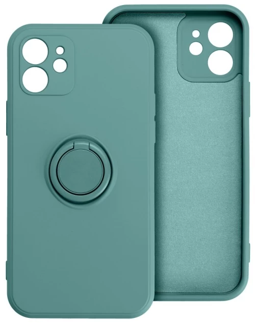 SILICONE RING case for IPHONE 16 Plus green
