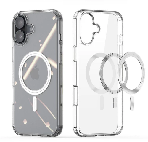 DUX DUCIS case CLIN MAG compatible with MagSafe for IPHONE 16 transparent