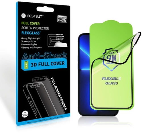 Bestsuit Flexible Hybrid Glass 5D for Apple iPhone 7/8/SE 2020 black