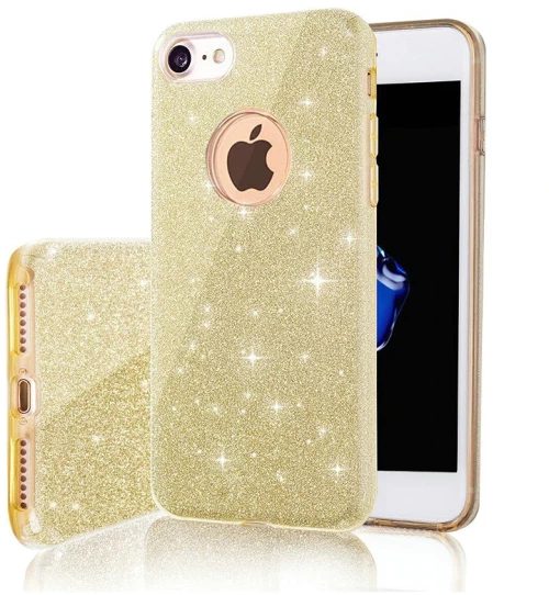 Glitter 3in1 case for Xiaomi Redmi Note 9 gold