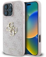 Guess case for iPhone 16 Pro Max 6,9" GUHCP16X4GMGPI 4G Big Logo pink
