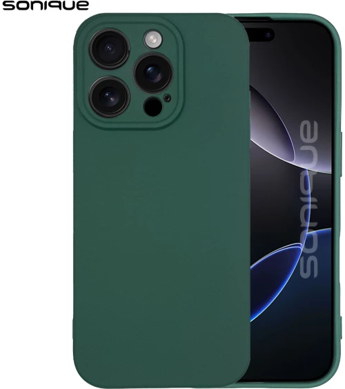 Θήκη Σιλικόνης My Colors Sonique Apple iPhone 16 Pro Πράσινο Σκούρο