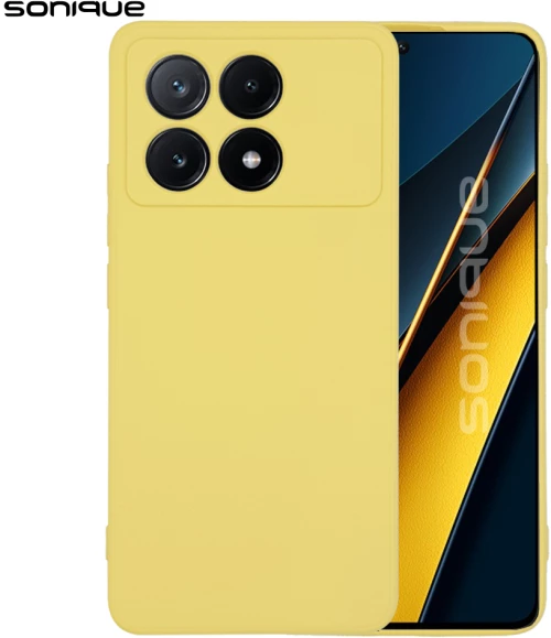 Θήκη Σιλικόνης My Colors Sonique Xiaomi Poco X6 Pro 5G Κίτρινο