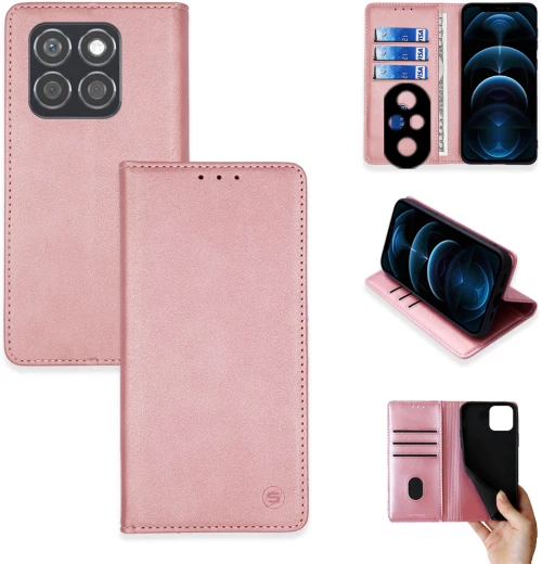 Θήκη Πορτοφόλι Vintage Magnet Wallet Sonique Honor X8b Μαύρο